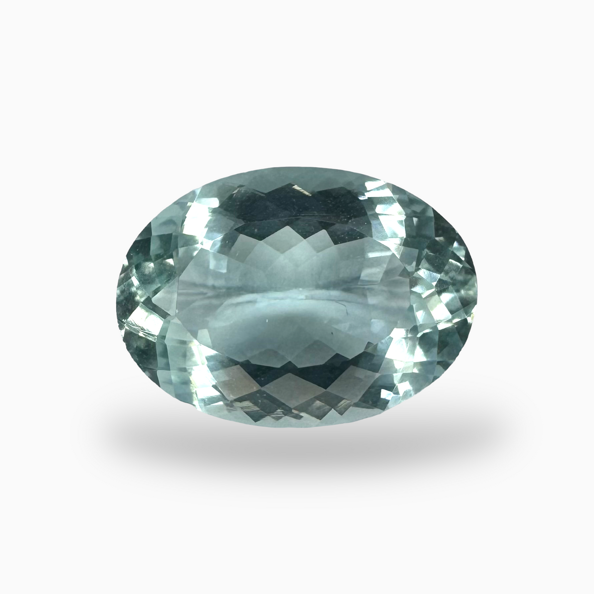 Natural Aquamarine Stone SkyBlue Color 6.37 Carats Oval Shape Size 15X11mm