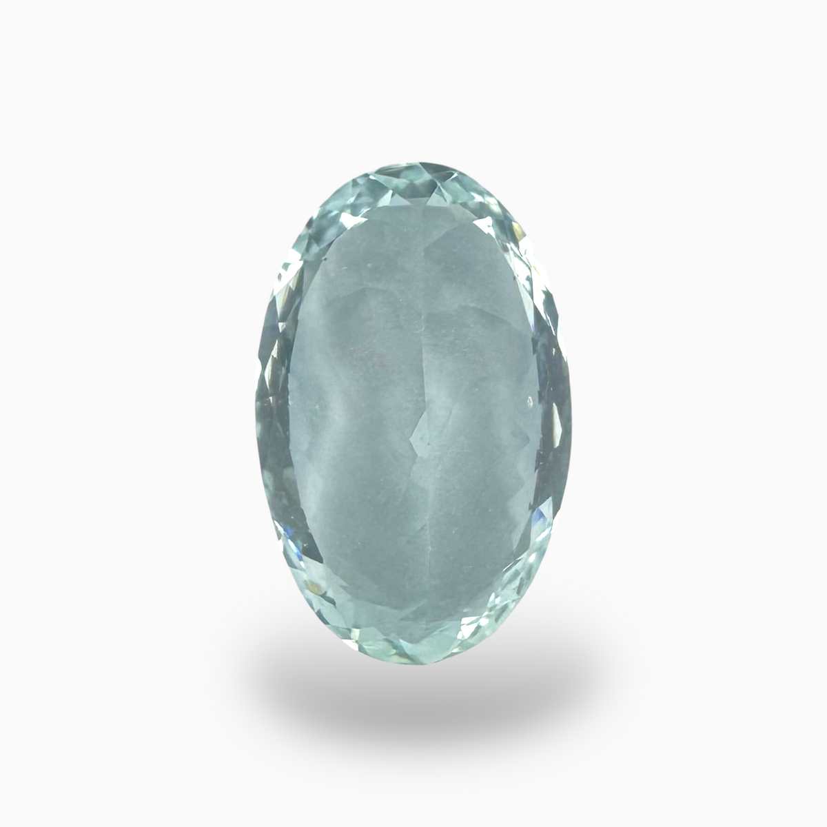 Natural Aquamarine Stone 7.8 Carats SkyBlue Color Oval Shape Size 17X11mm