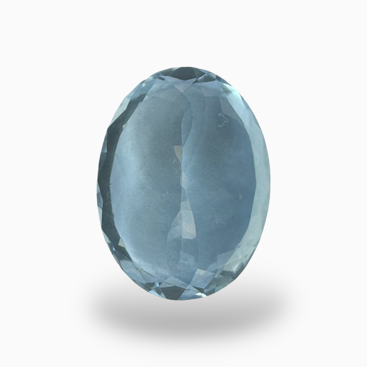 Natural DeepSkyBlue Aquamarine Stone 8.12 Carats Oval Shape Size 15X12mm