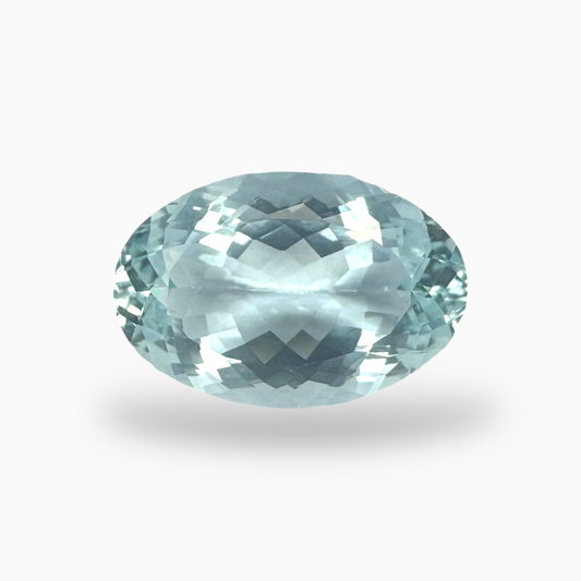 Natural Aquamarine Stone 8.5 Carats SkyBlue Color Oval Shape Size 17.5X11.5mm