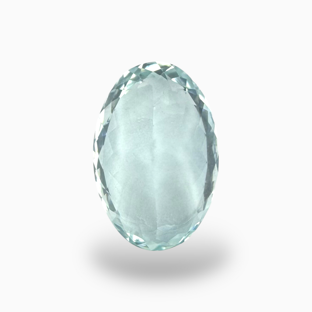 Natural Aquamarine Stone 8.5 Carats SkyBlue Color Oval Shape Size 17.5X11.5mm