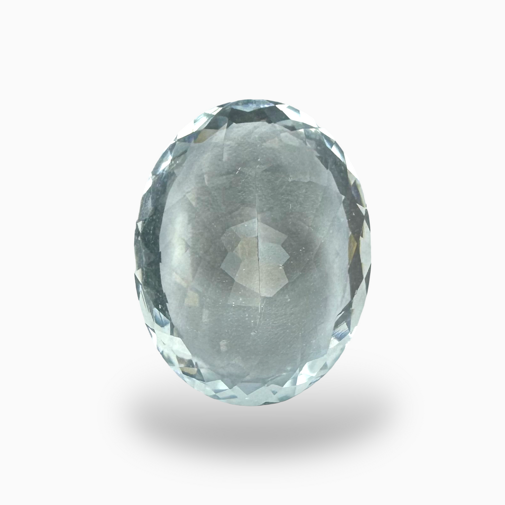 Natural Aquamarine Stone SkyBlue Color 9.72 Carats Oval Shape Size 16.5X13mm