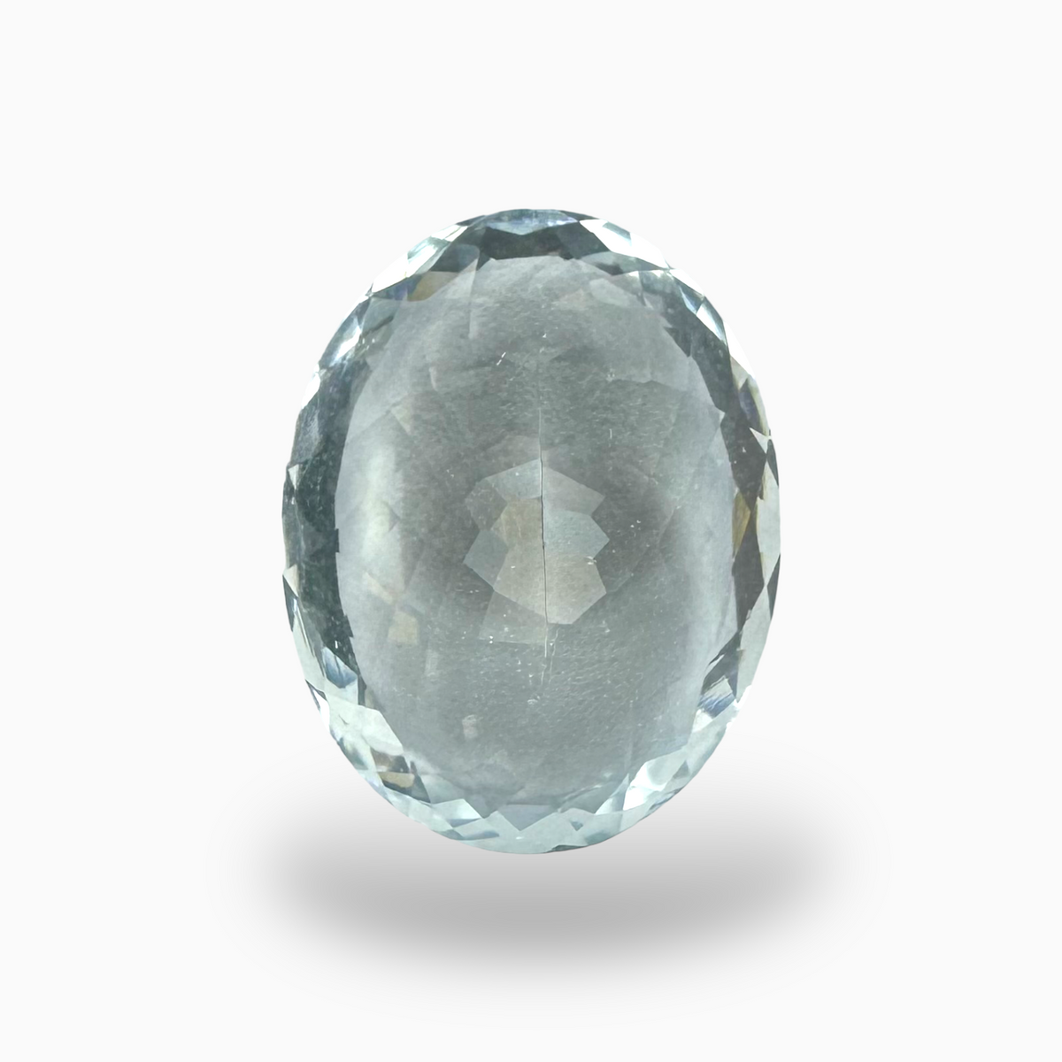 Natural Aquamarine Stone SkyBlue Color 9.72 Carats Oval Shape Size 16.5X13mm