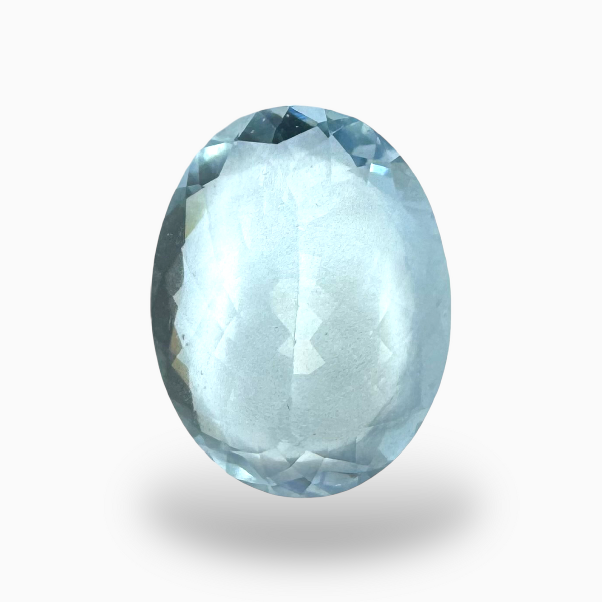 Natural Aquamarine Stone 9.79 Carats SkyBlue Color Oval Shape Size 13.2X17.10mm