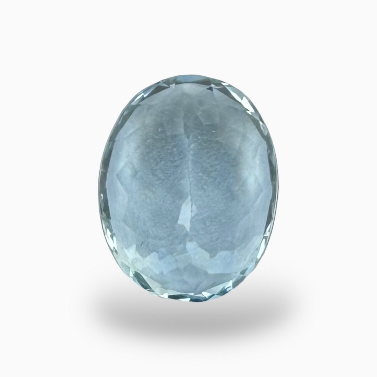 Natural Aquamarine Stone 2.95 Carats SkyBlue Color Oval Shape Size 10.5X8mm