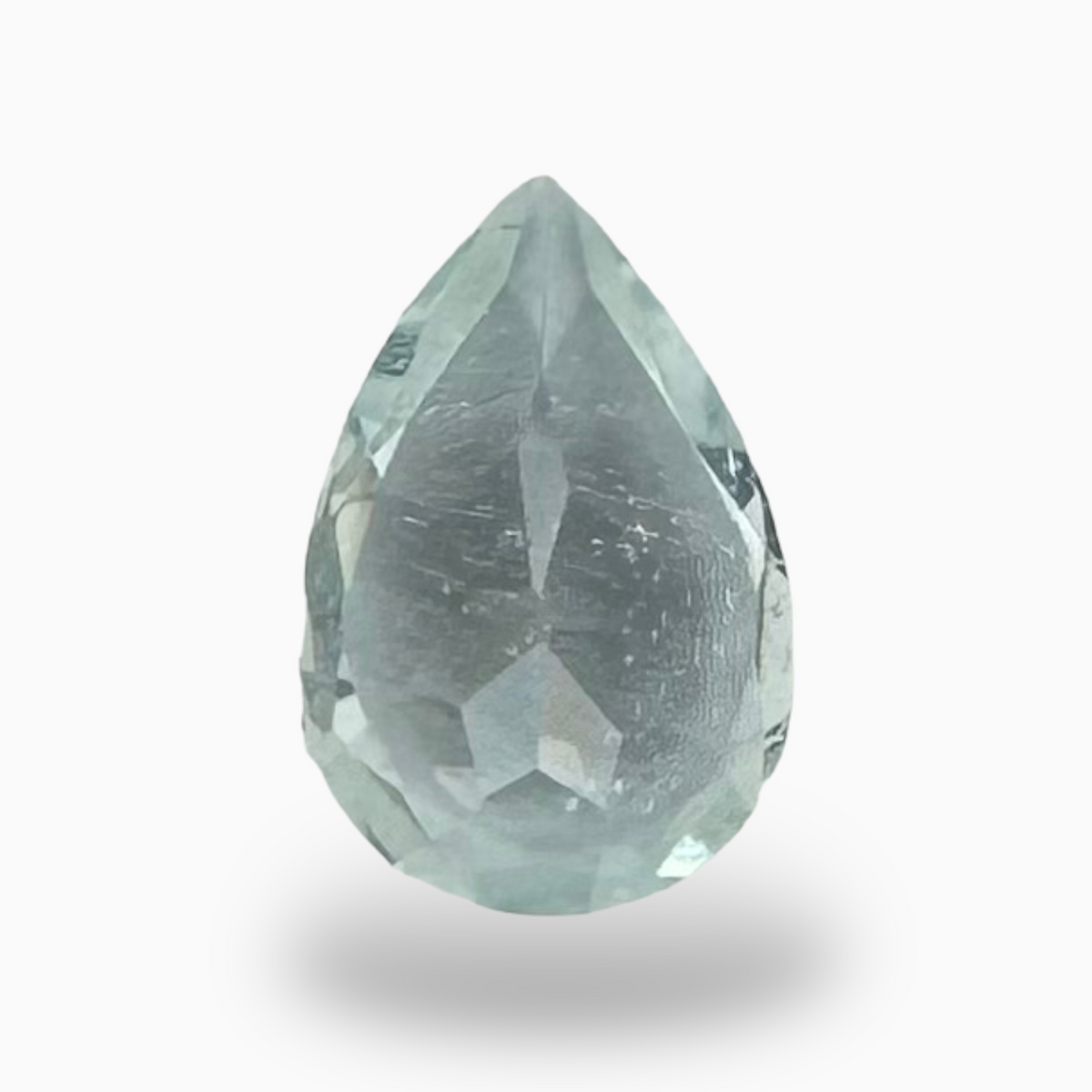 Natural Aquamarine Stone 0.33 Carats SkyBlue Color Pear Shape Size 6X4mm