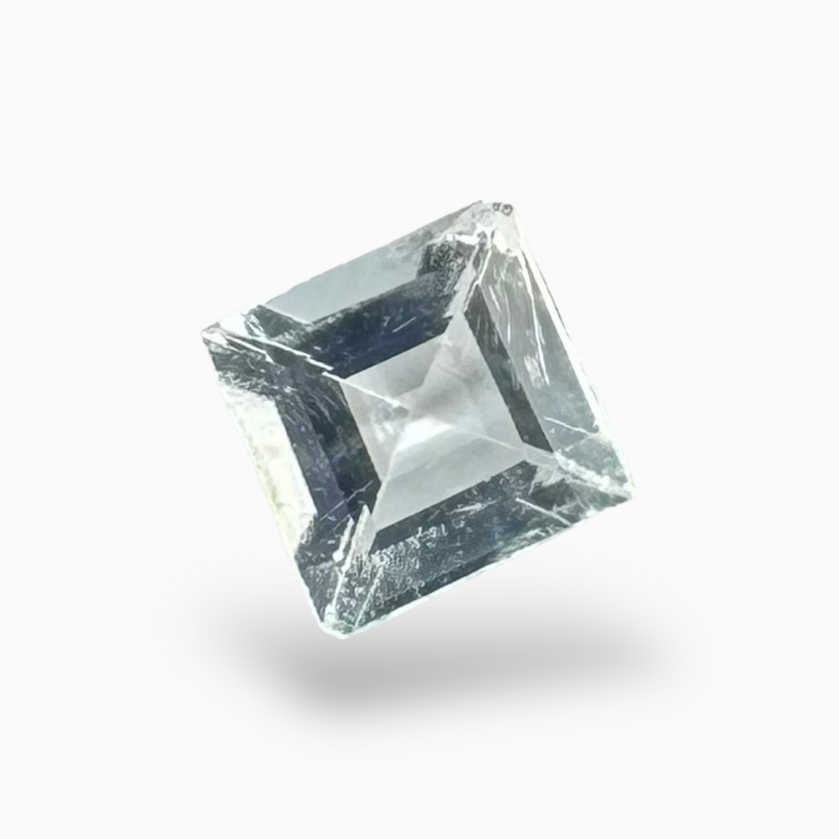 Natural Aquamarine Stone 0.22 Carats SkyBlue Color Princess Cut Shape Size 4mm