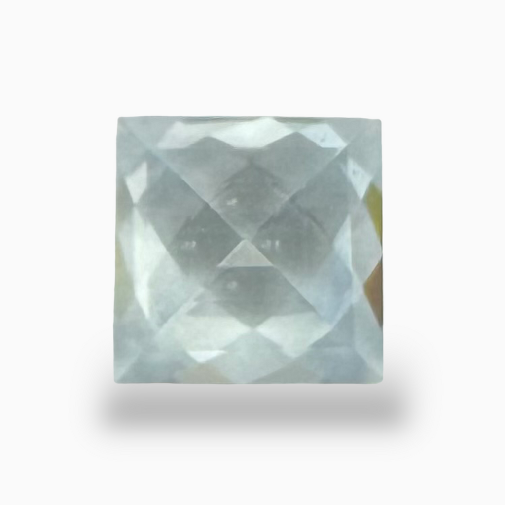 Natural Aquamarine Stone 0.54 Carats SkyBlue Color Princess Cut Shape Size 5mm