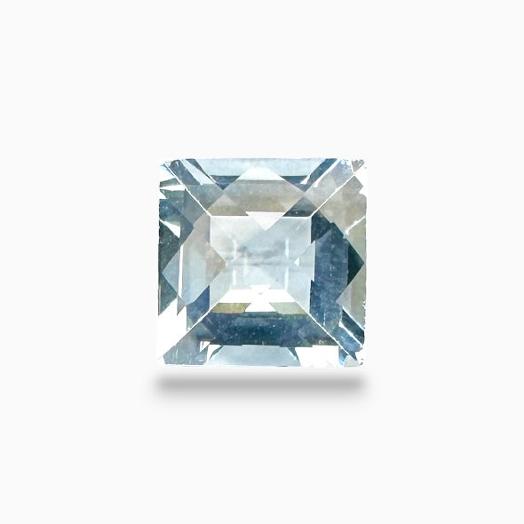 Natural Aquamarine Stone 1.43  Carats SkyBlue Color Princess Cut Size 7mm