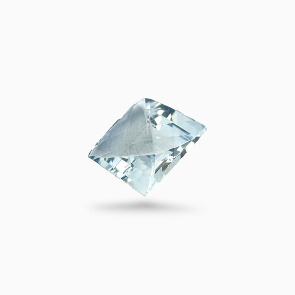 Natural Aquamarine Stone 1.43  Carats SkyBlue Color Princess Cut Size 7mm