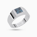 Aquamarine Ring  BAbak In Silver