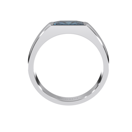 Aquamarine Ring  DArA In Silver