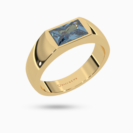 Aquamarine Ring  Danush 18K Yellow Gold