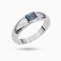 Aquamarine Ring  FarAmarz In Silver
