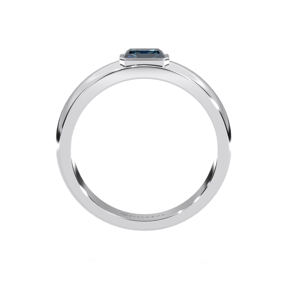 Aquamarine Ring  FarAmarz In Silver