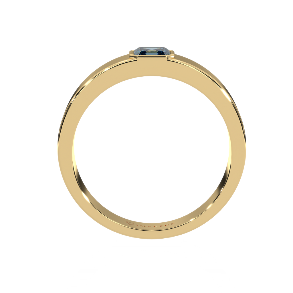 Aquamarine Ring  Fariborz 18K Yellow Gold