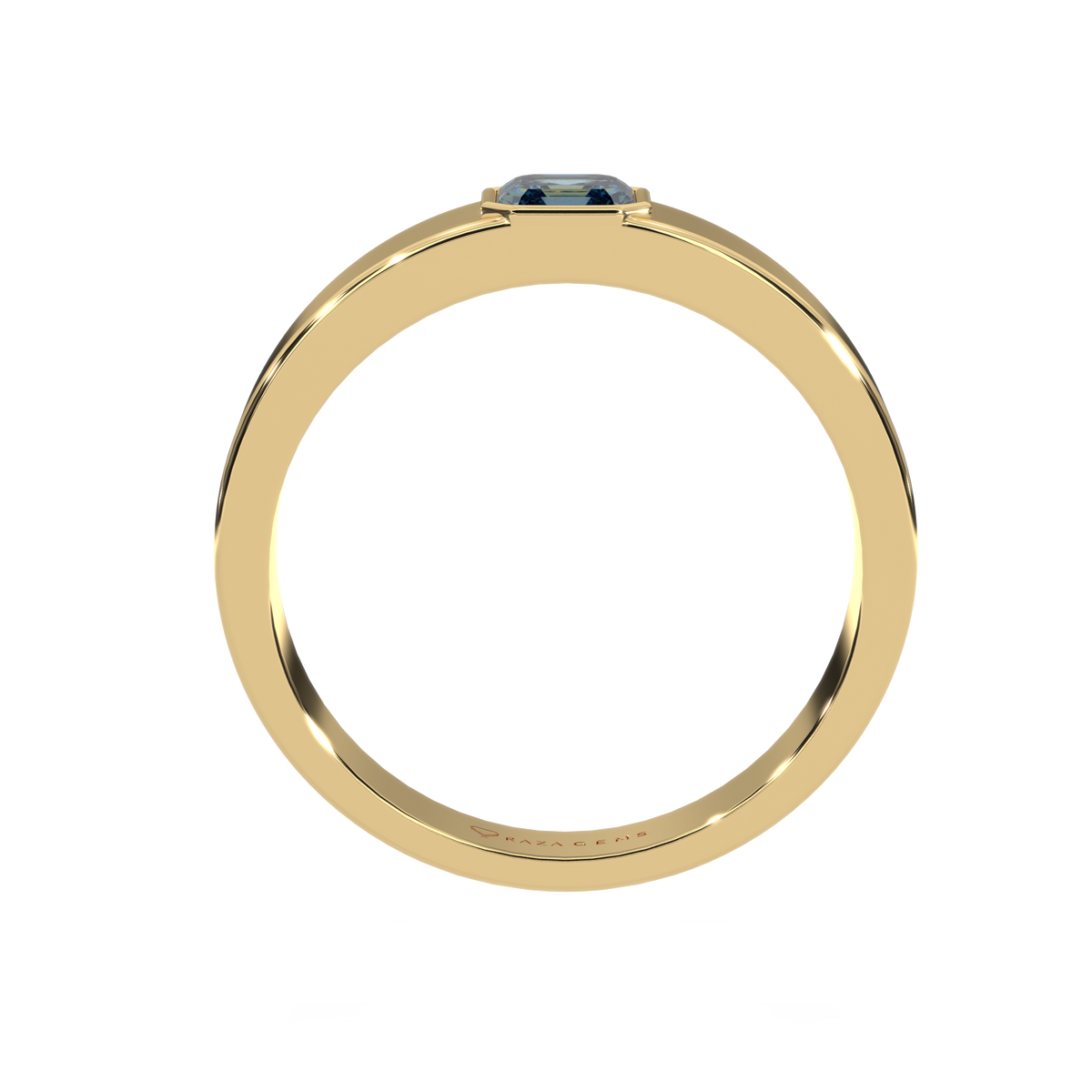 Aquamarine Ring  Fariborz 18K Yellow Gold