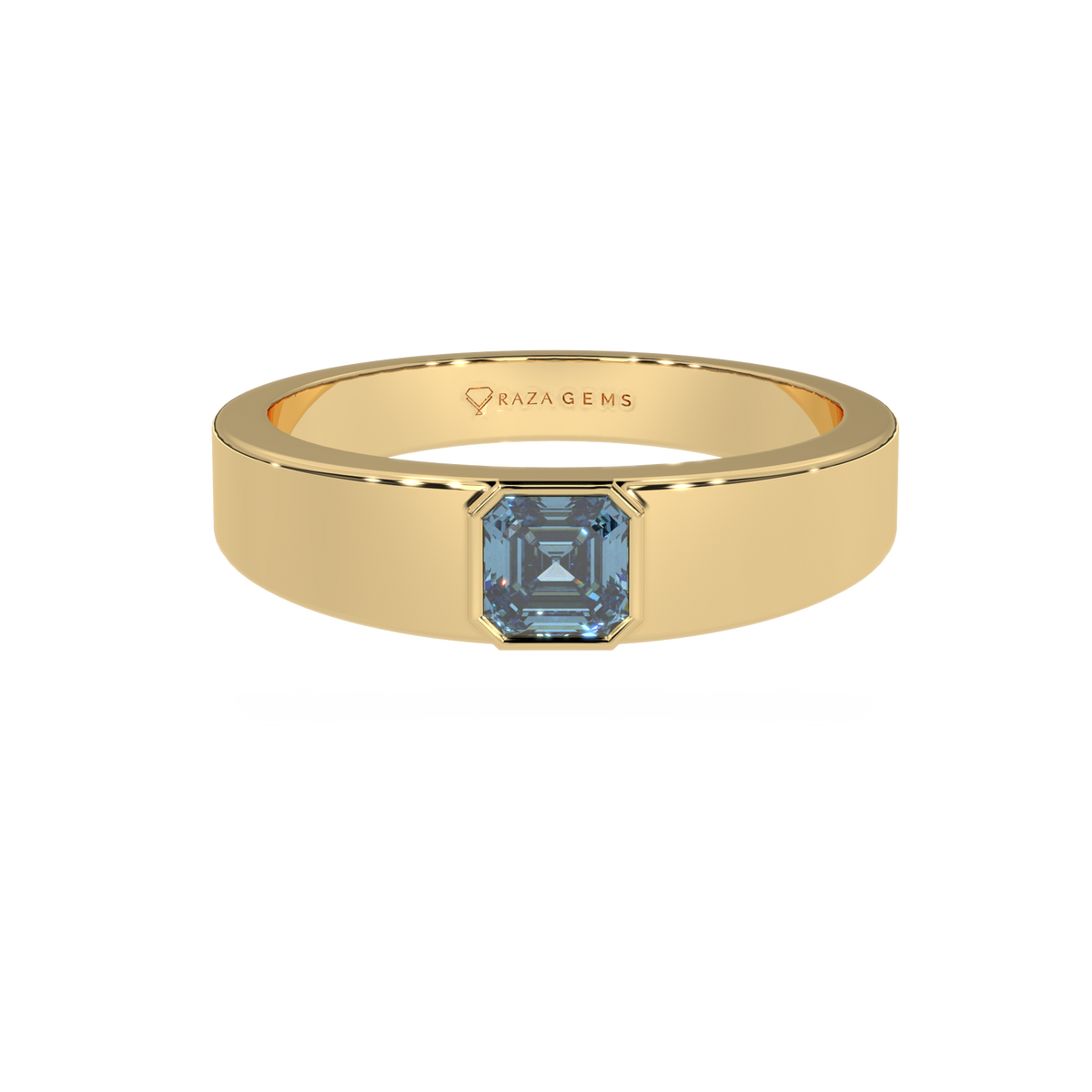 Aquamarine Ring  Fariborz 18K Yellow Gold