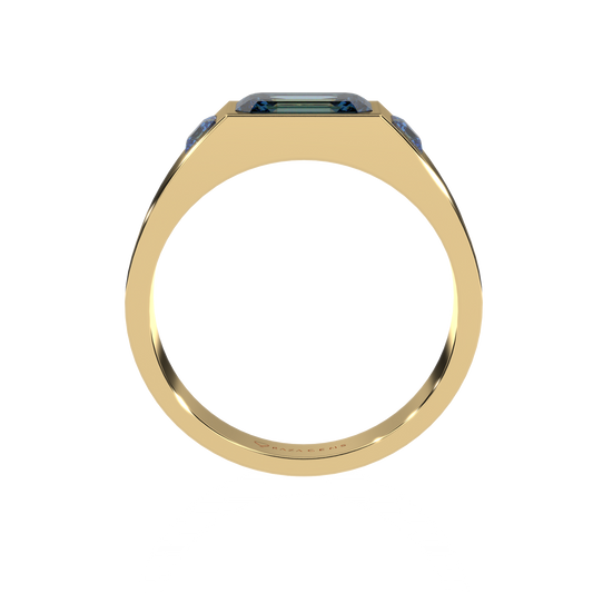 Aquamarine Ring  FarzAmv 18K Yellow Gold