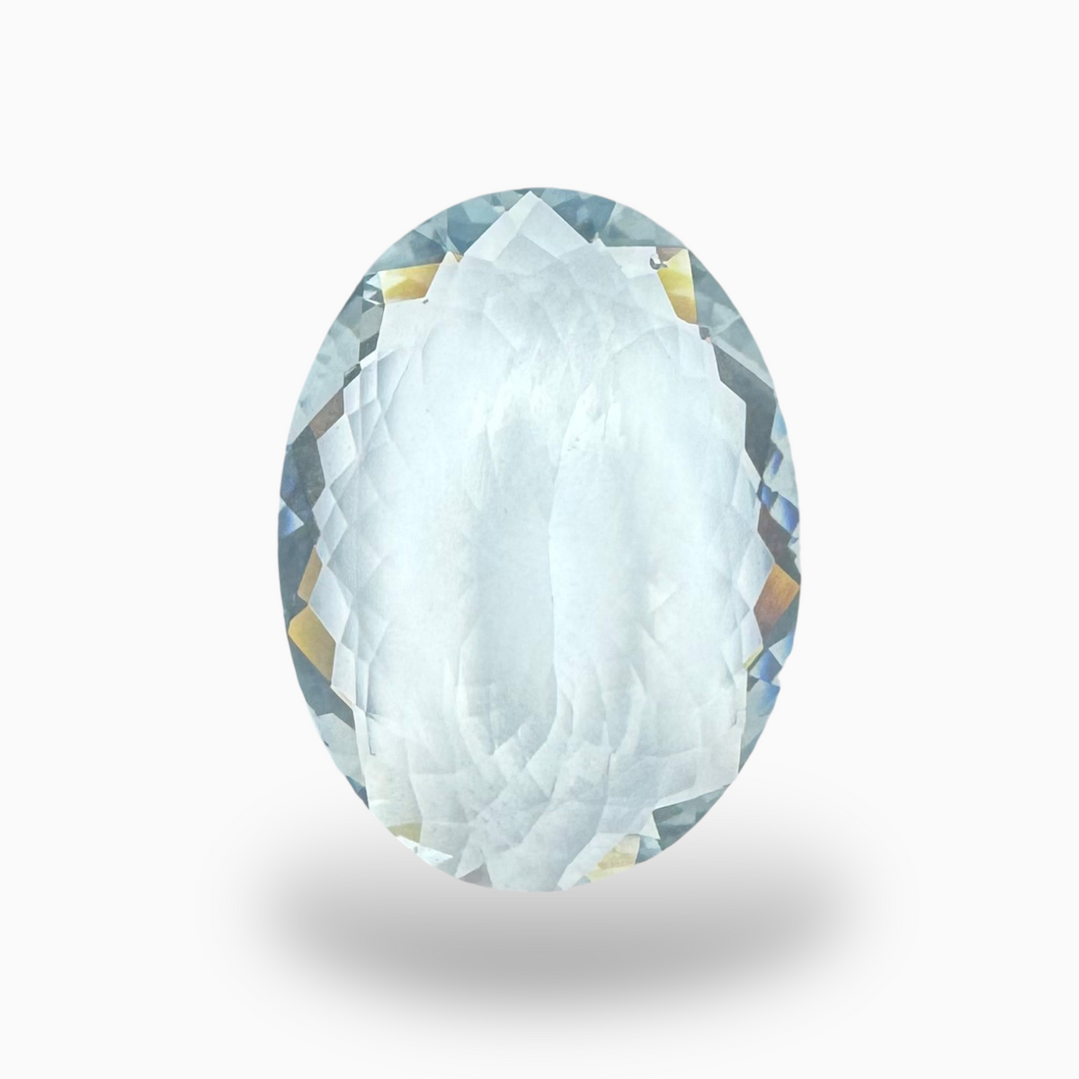 Natural Aquamarine Stone 27.81 Carats SkyBlue Color Oval Shape Size 20.5X16.7mm