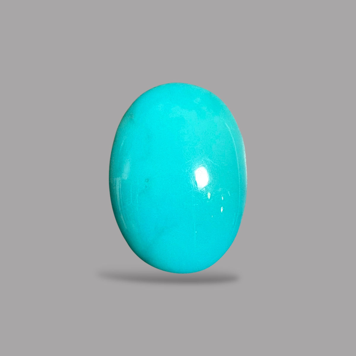 Arizona Turquoise Stone Oval Cabochon 15.11 Carats 19.7 x 13.7 x 7.6 mm