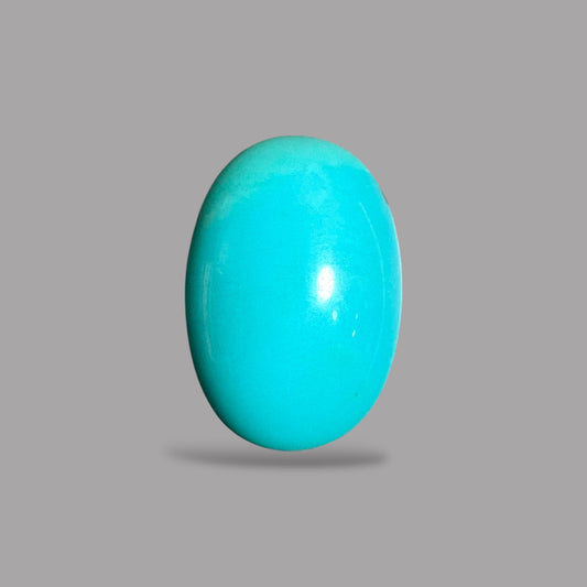 Arizona Turquoise Stone Oval Cabochon 17.13 Carats 20.7 x 14 x 8.9 mm