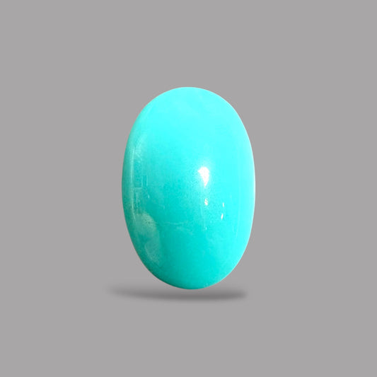 Arizona Turquoise Stone Oval Cabochon 18.99 Carats 20.8 x 13.7 x 9.7 mm