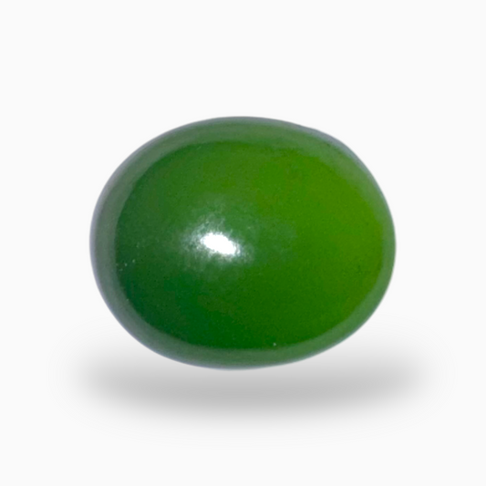 Natural Green Aventurine Stone in Oval Shape 10.2 Carats Size 14X11.5mm Indian Origin