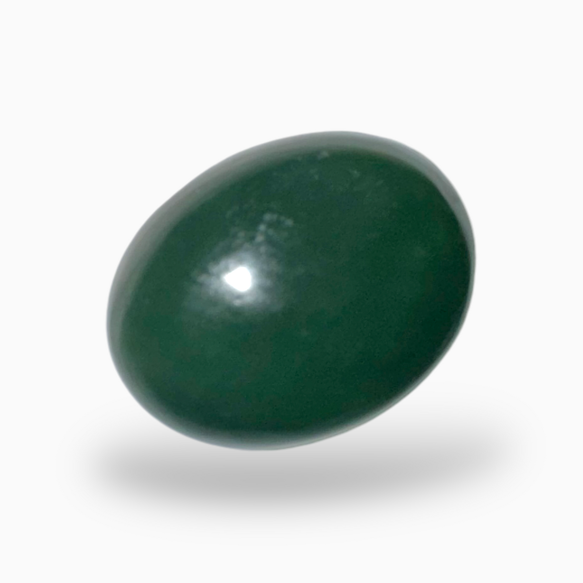 Natural Green Aventurine Stone in Oval Shape 9.56 Carats Size 14.5X11mm Indian Origin