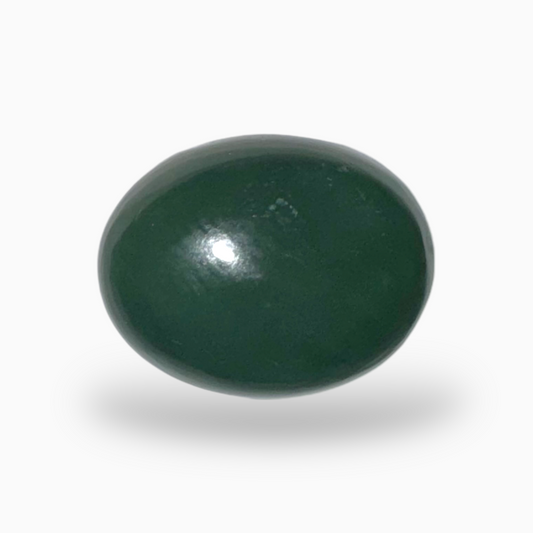 Natural Green Aventurine Stone in Oval Shape 9.56 Carats Size 14.5X11mm Indian Origin