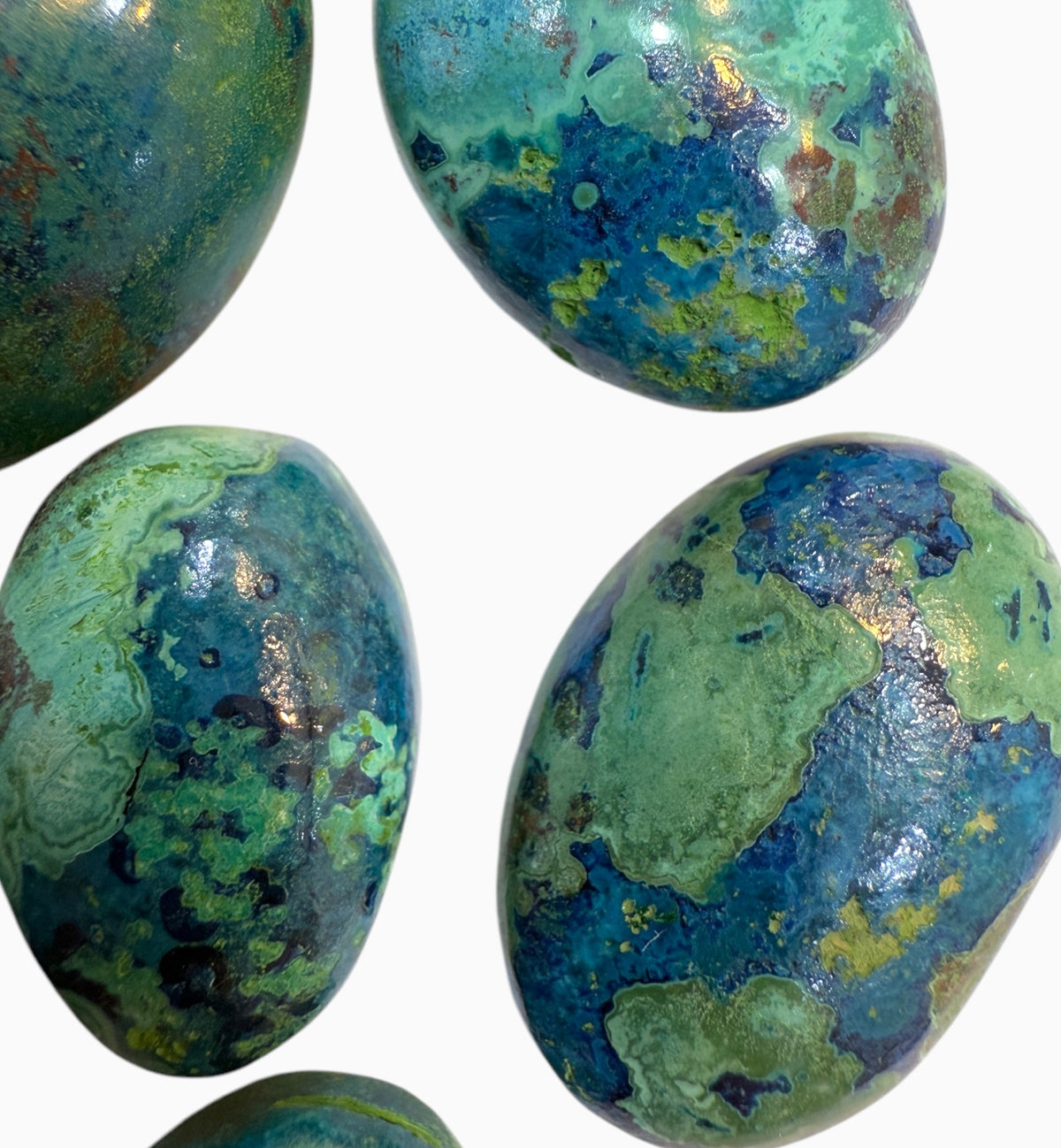 Azurite Stone Oval Cabochon lot From 10 - 20 Carats
