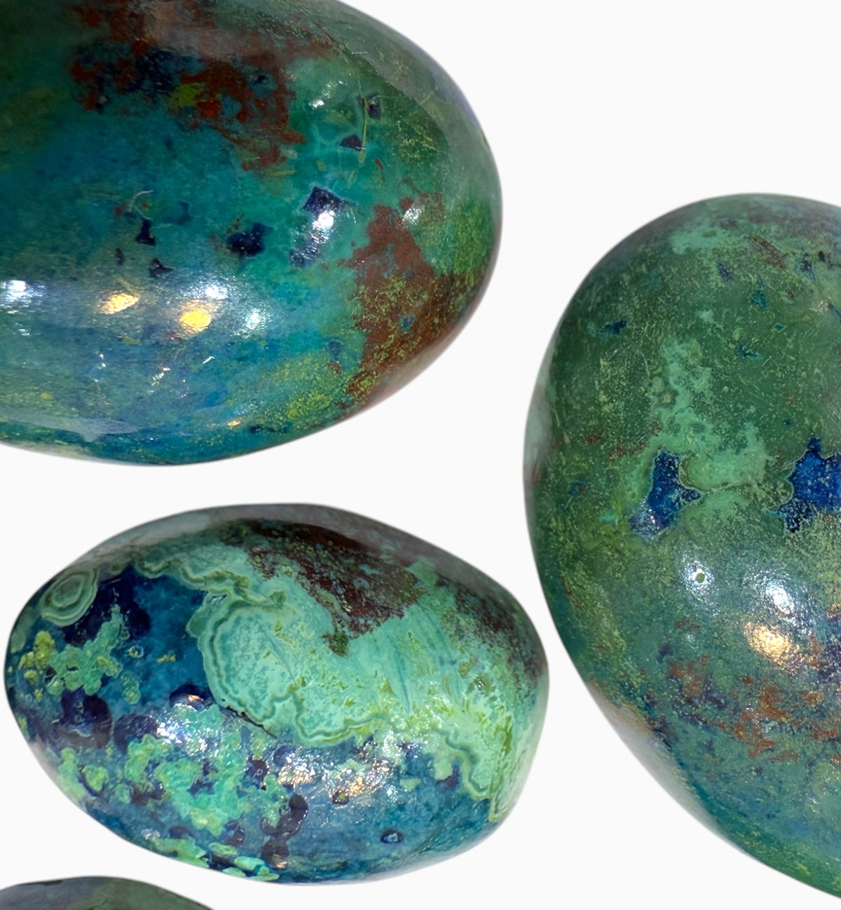 Azurite Stone Oval Cabochon lot From 10 - 20 Carats
