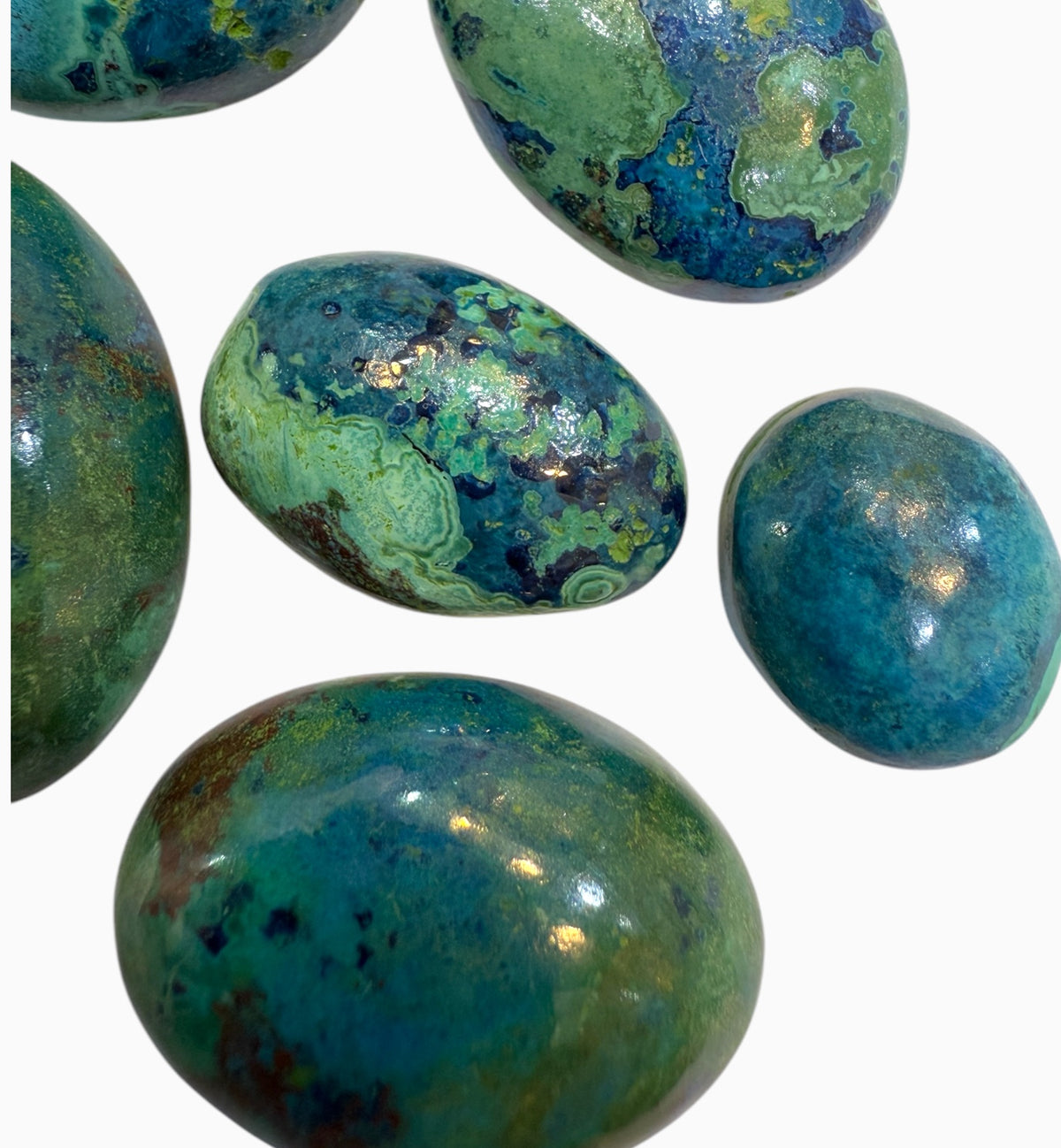 Azurite Stone Oval Cabochon lot From 10 - 20 Carats