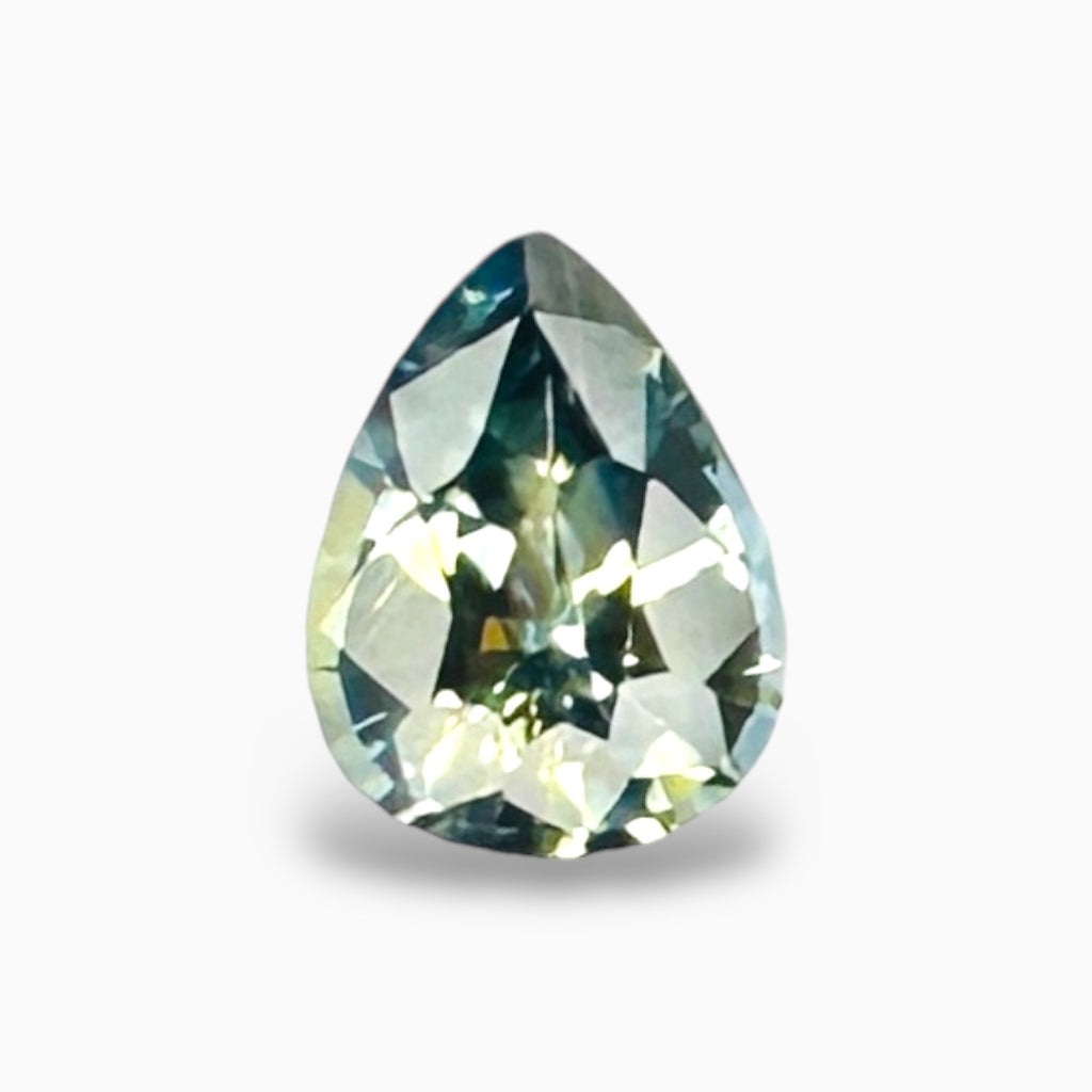BI Color Sapphire Stone Pear Cut 0.50 Carats