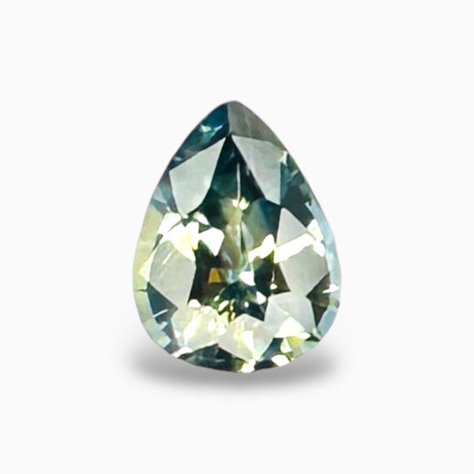 BI Color Sapphire Stone Pear Cut 0.50 Carats