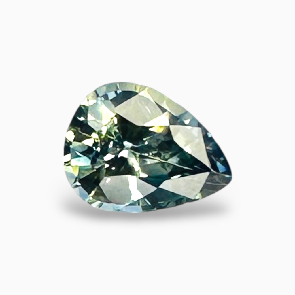 BI Color Sapphire Stone Pear Cut 0.50 Carats