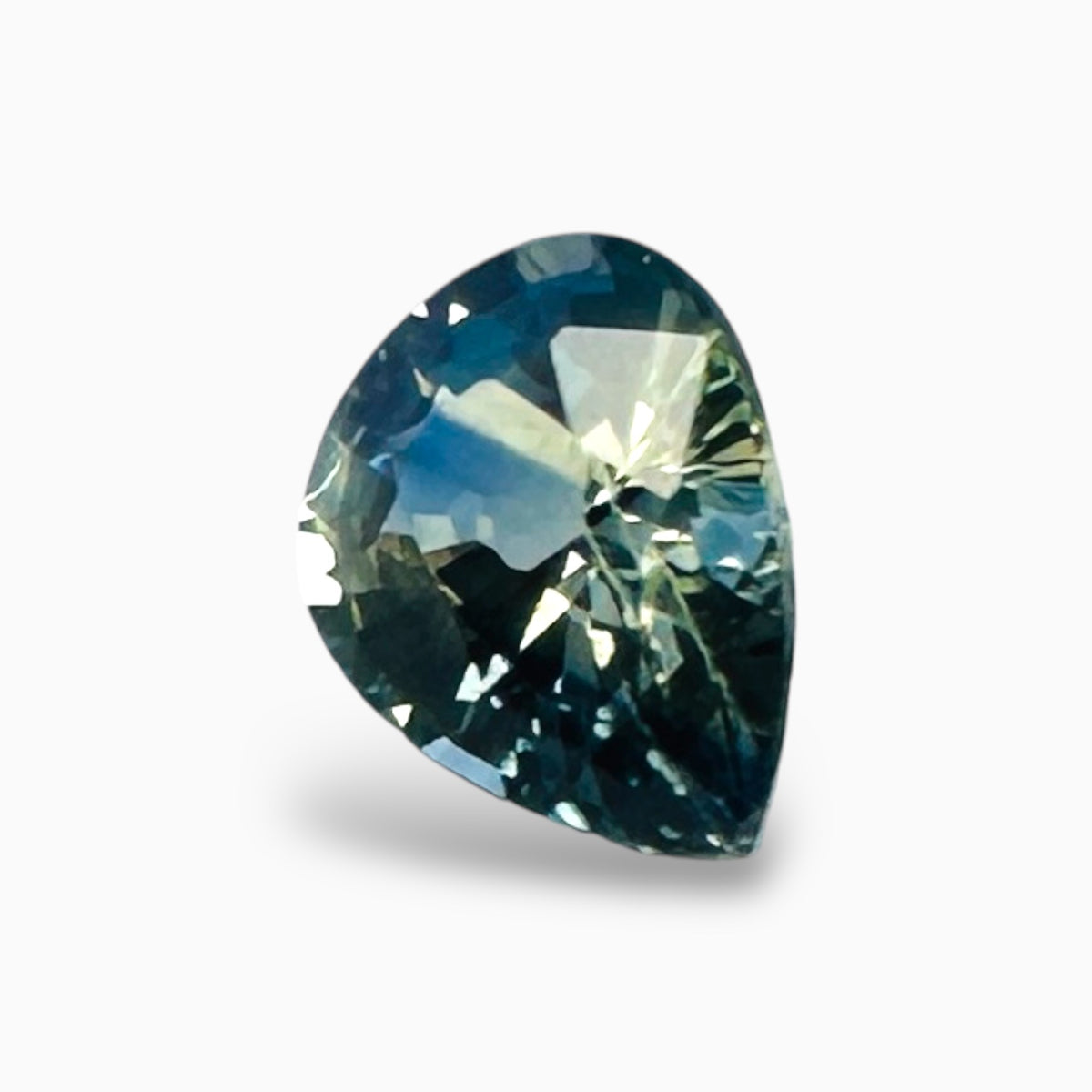 BI Color Sapphire Stone Pear Cut 0.50 Carats
