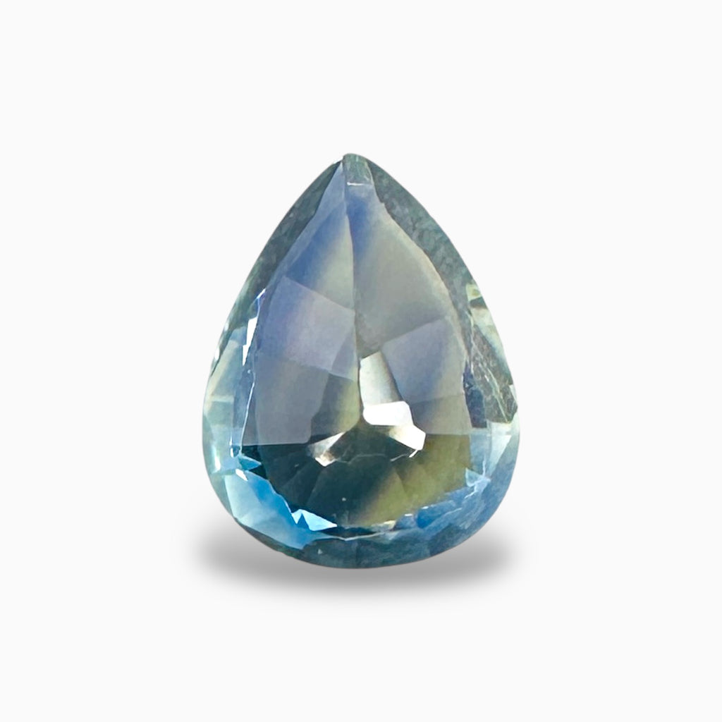 BI Color Sapphire Stone Pear Cut 0.50 Carats