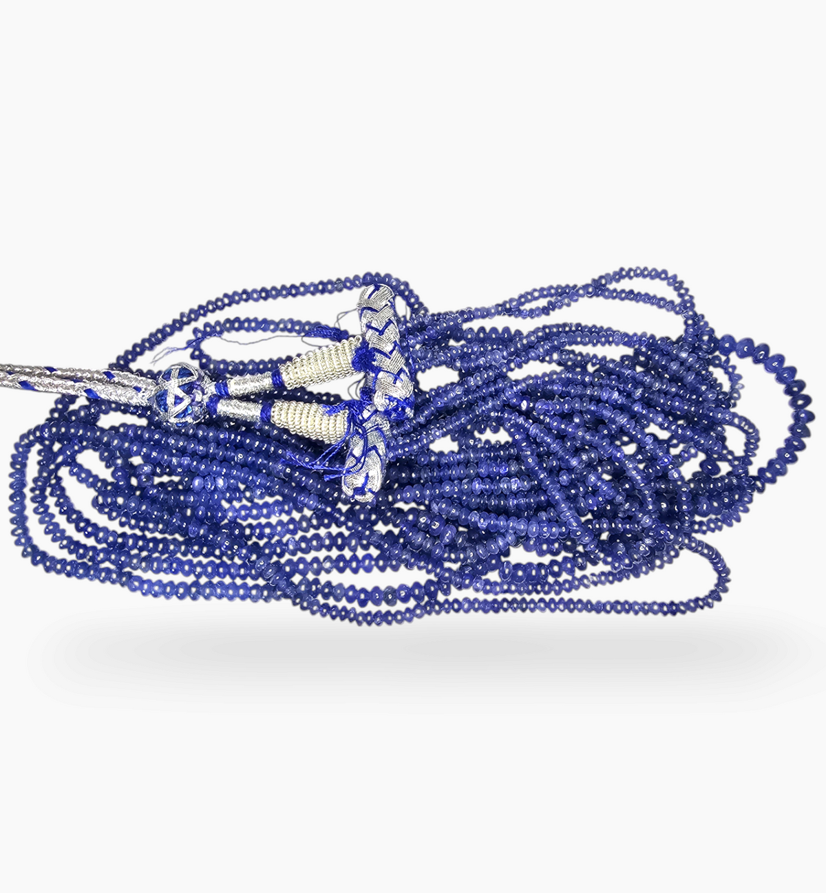 Blue Sapphire Gemstone Beads 288 Carats 2-4.5mm Round Shape