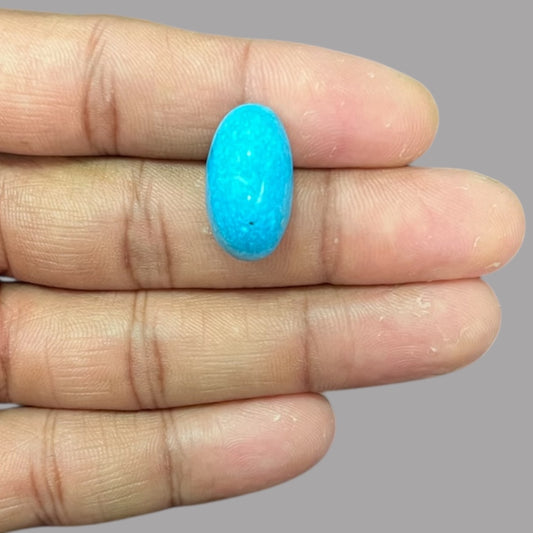 Best Firoza Stone 18.72 Carats 21.6 x 12 x 11.6 mm in Oval