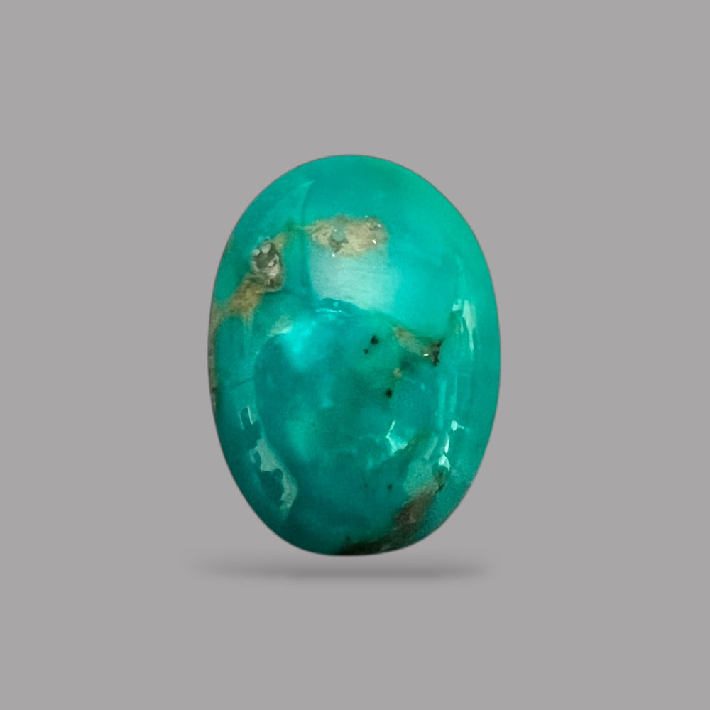 Best Quality Feroza Stone 10.05 Carats 21.4 x 15.7 x 5 mm in Oval