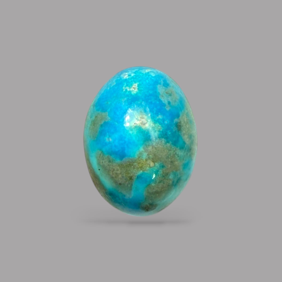 Best Turquoise 3.47 Carats 12 x 9.1 x 5.8 mm in Oval