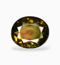 Bicolor Tourmaline Oval Shape 6.55 Carats Size 11.9x10.1mm