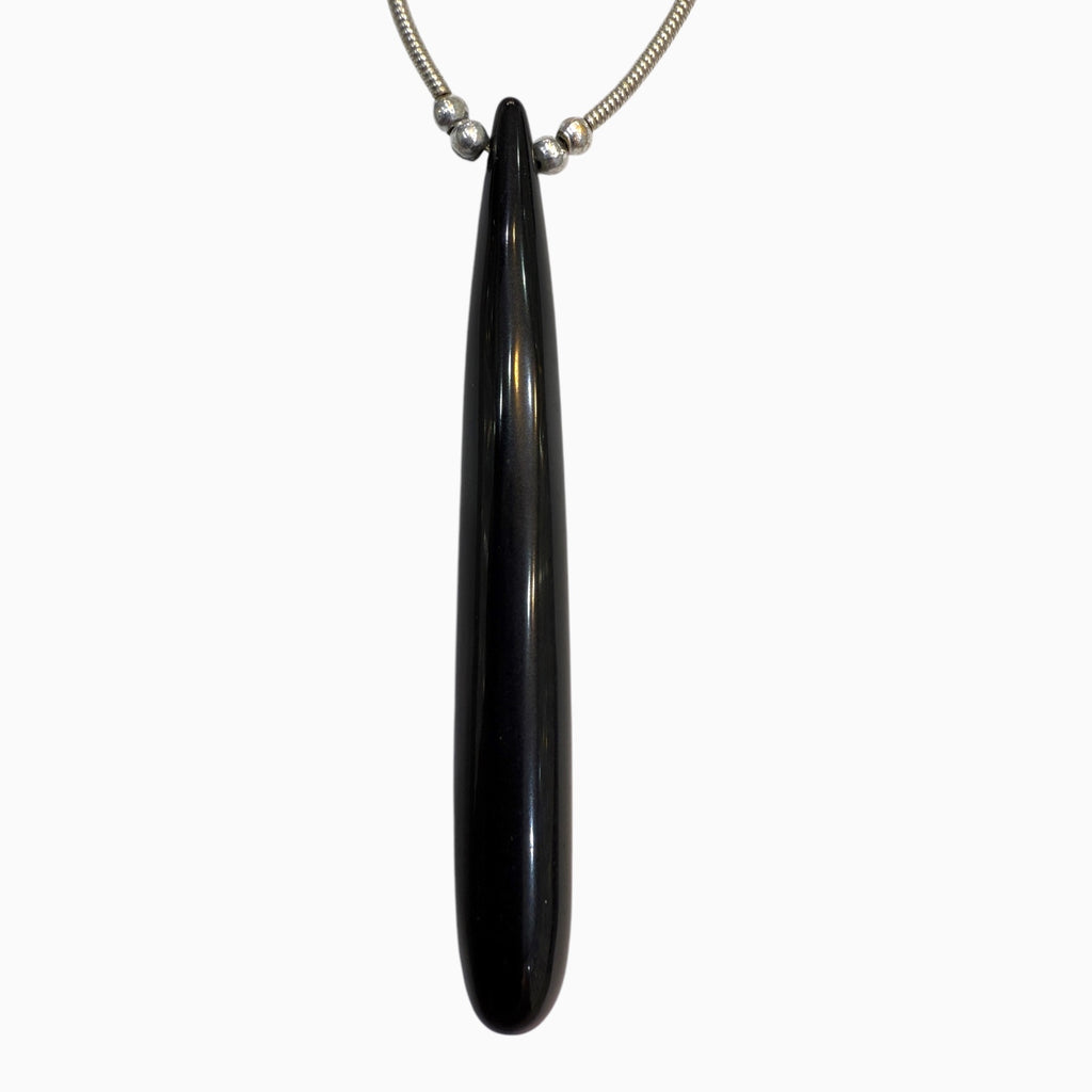 Black Onyx Long Drops For Jewellery From 5 - 25 Carats 5 - 50 mm