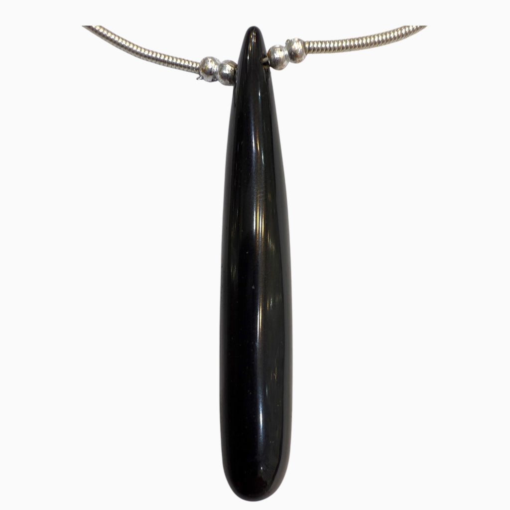 Black Onyx Long Drops For Jewellery From 5 - 25 Carats 5 - 50 mm