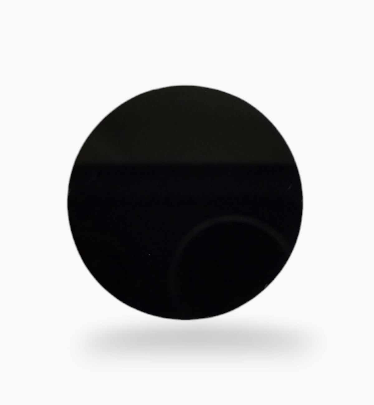 Natural Black Onyx Stone 4.30 Carats Round Flat Size 4.5X4.5mm