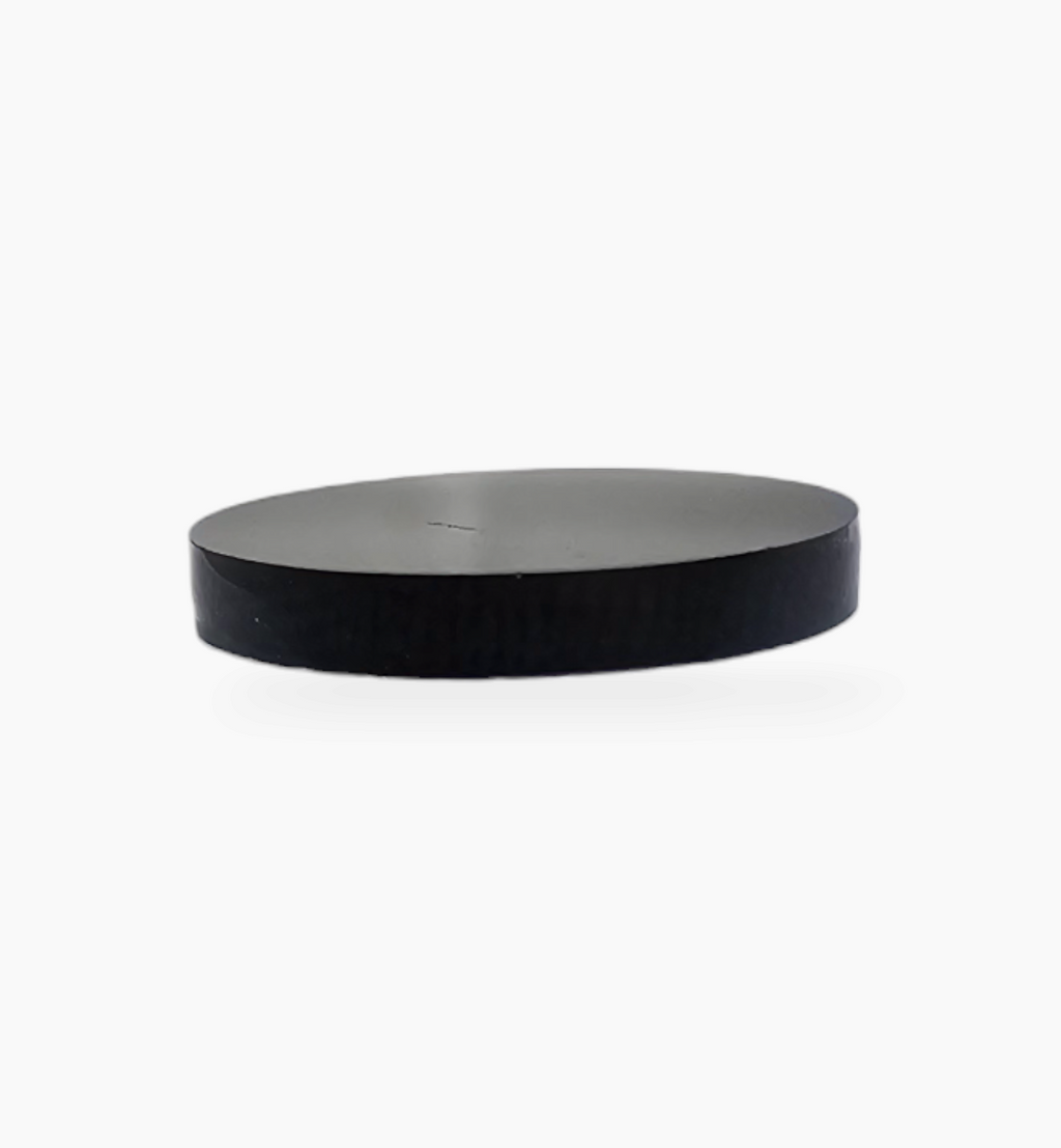 Natural Black Onyx Stone 4.30 Carats Round Flat Size 4.5X4.5mm