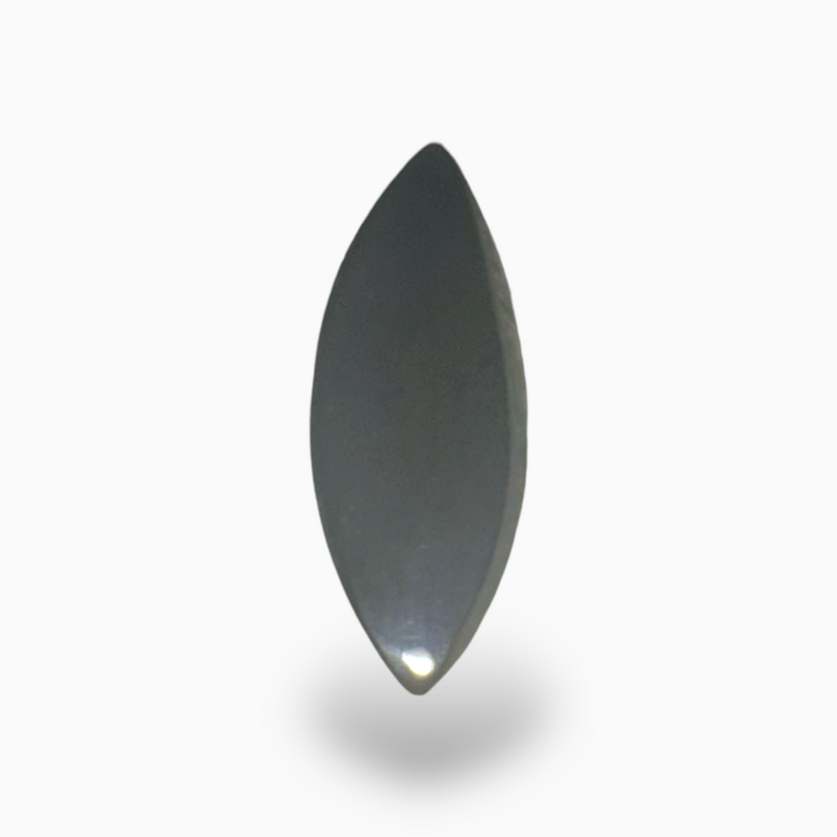Natural Black Ethiopian Opal Stone 1.13 Carats Marquise Cabochon Shape Size 13X6.5mm