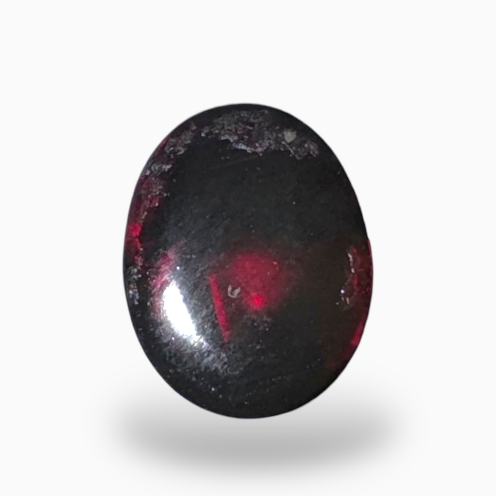 Natural Black Ethiopian Opal Stone 1.18 Carats Oval Cabochon Shape Size 9X7mm