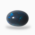 Natural Black Ethiopian Opal Stone 2.2 Carats Oval Cabochon Shape Size 11X8mm